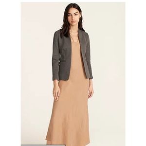 J Crew Going Out Blazer Heathered Dove Stretch Twill 8